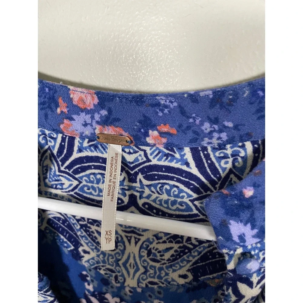 Free People blue floral